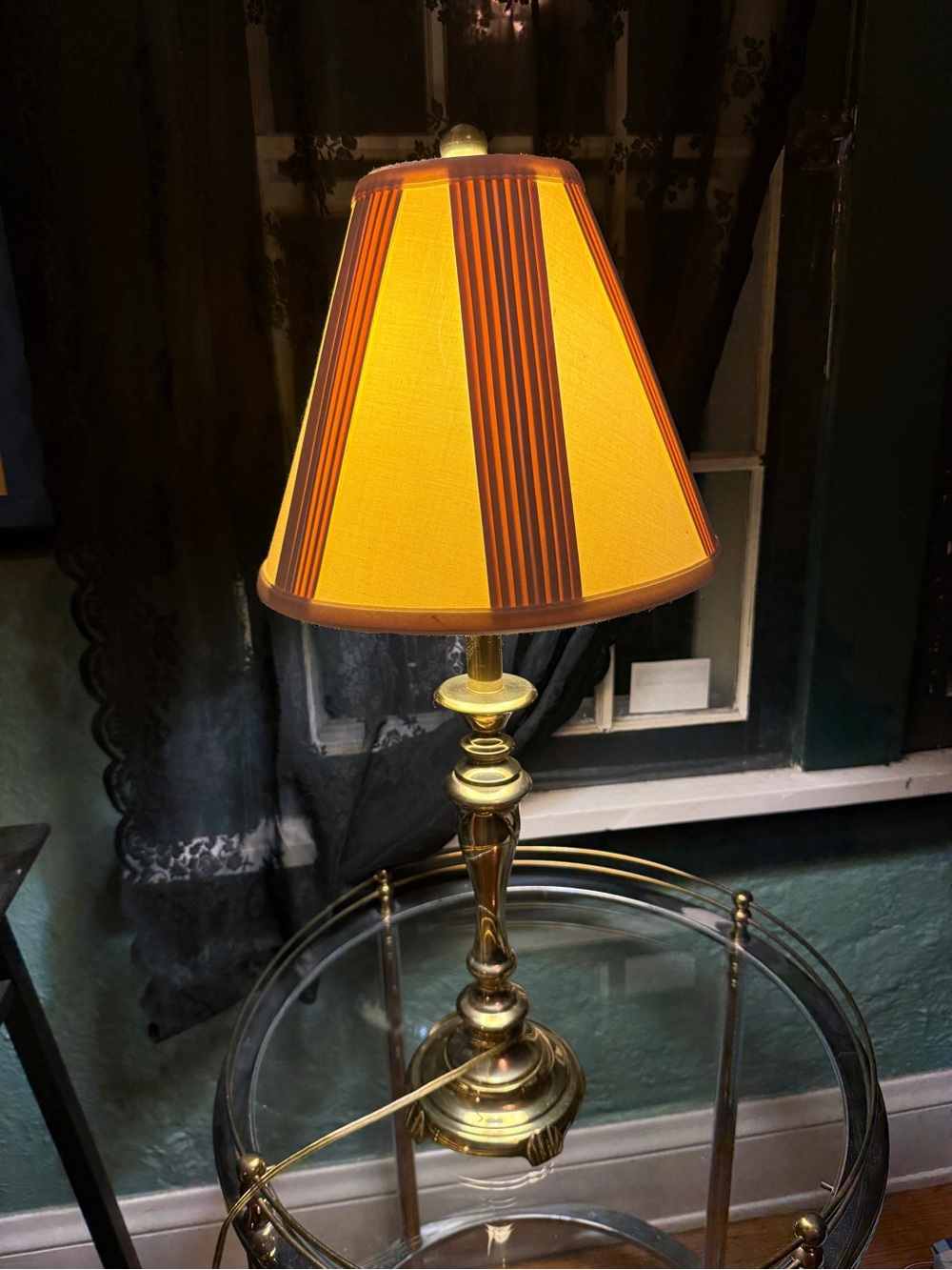 Brass Table Lamp Shade - Home Accents